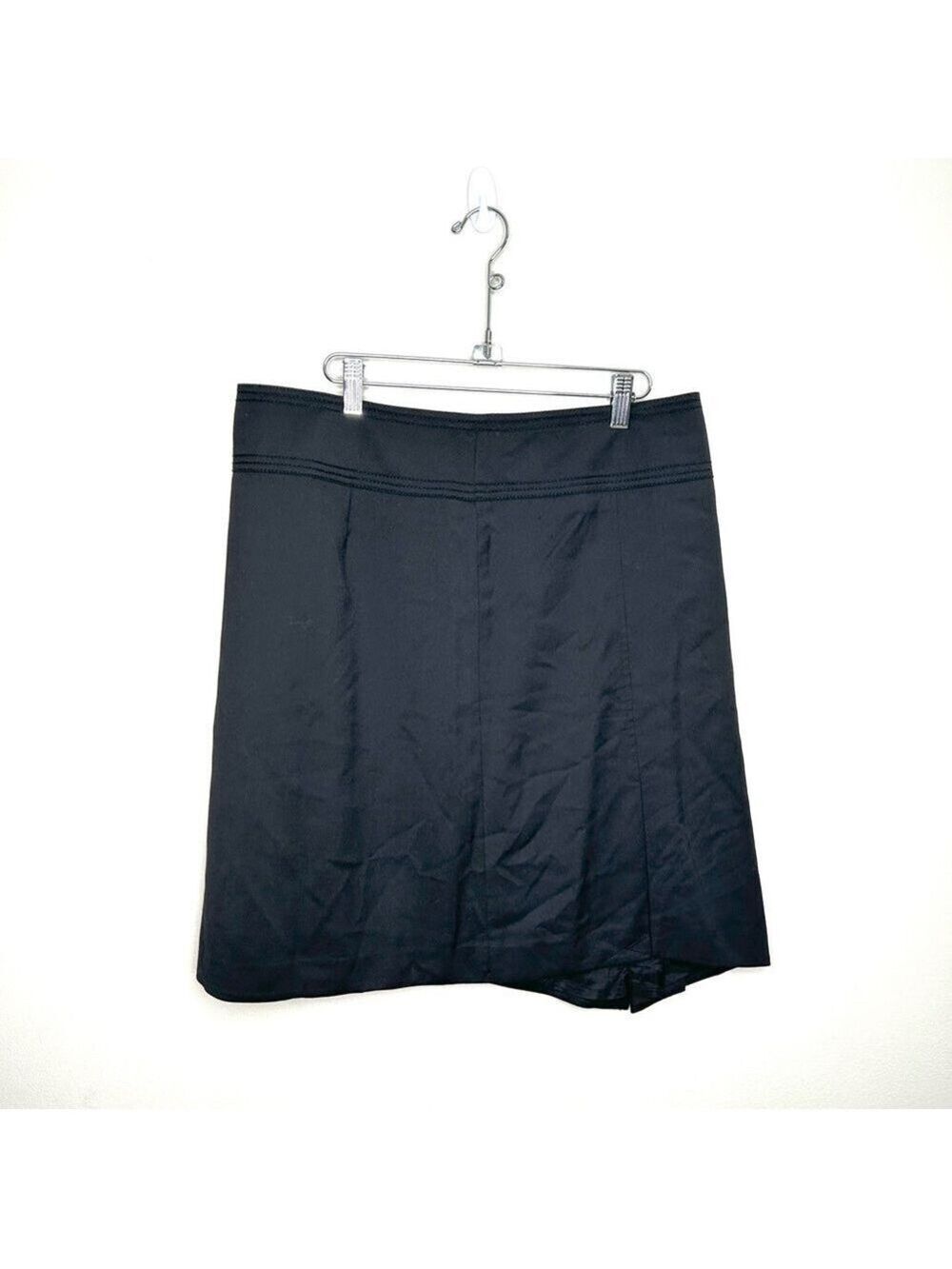 Mexx Black Wool Blend Mini Skirt Size 12